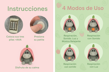 Peluche burro antiansiedad